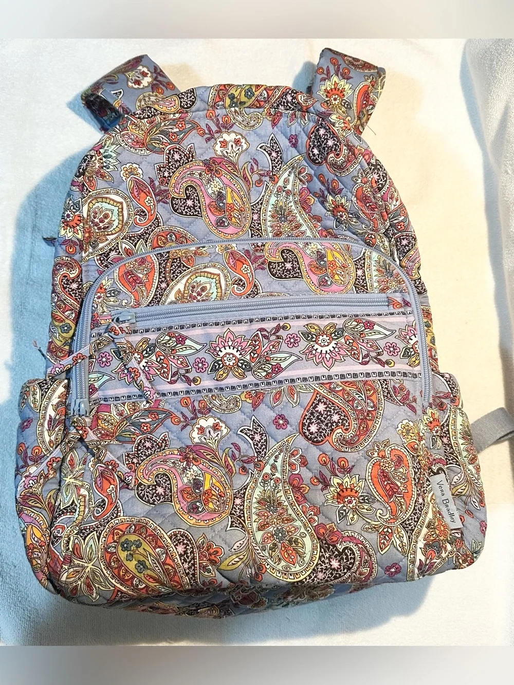 Vera Bradley campus backpack Provence Paisley pattern